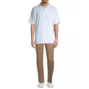 Peter Millar Crown Crafted Men's Blue Pierre Performance Polo Shirt Size L